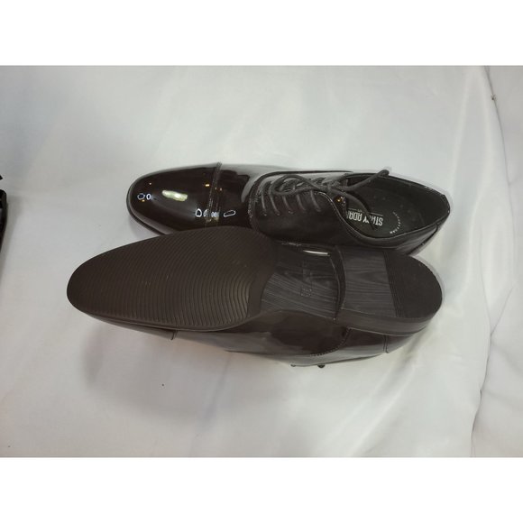 STACY ADAMS Gala Cap Toe Oxford Men's Shoes Size 10w Stylish Shiny NWOT - Picture 3 of 5